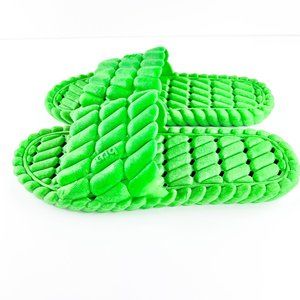 Terrelique Relaxation Sandals Aloe Green Size 7 Womens 39 EU Size